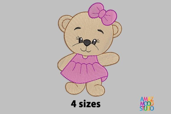 Cute Bear Girl Embroidery Review for Makers