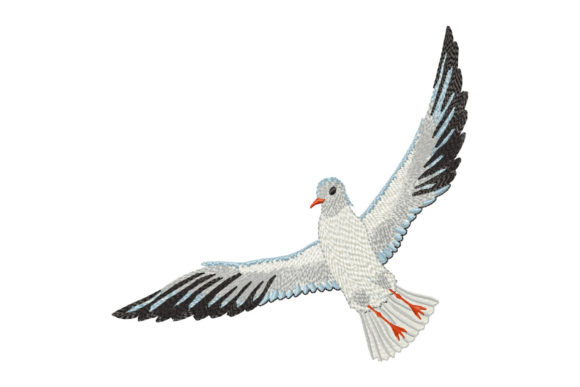 Review: Sea Gull Bird in Flight Sweatshirt Design