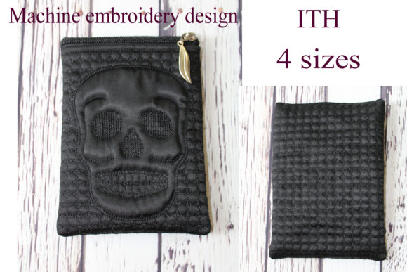 Reviewing the In the Hoop Skull Zip Bag Design