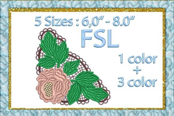 Rose FSL: Elevating Your Embroidery Shop with Elegant Lace